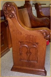 Pew After Refinishing